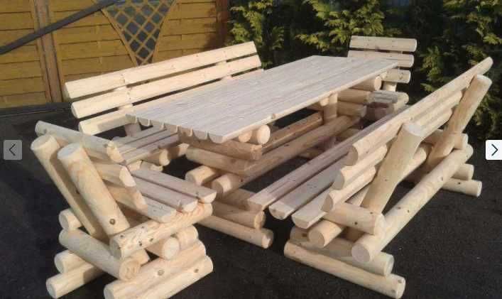 Komplet Mebli Ogrodowych z Bala z Krzesłami