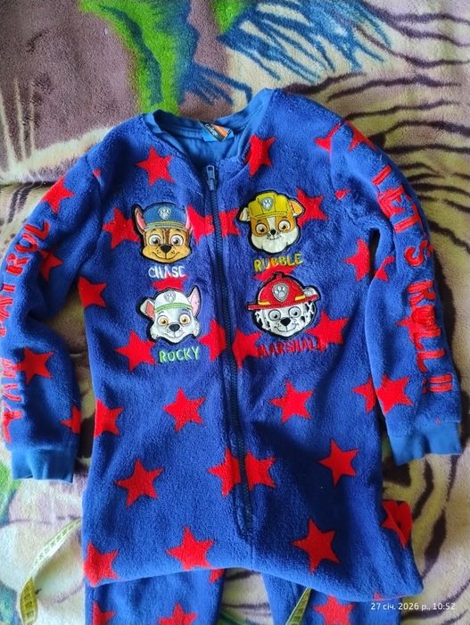 Кегурумі  116-122 Патруль, Кегурумі 122-128 Сонік, теплі піжами