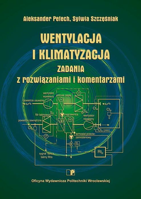 Wentylacja i klimatyzacja. Zadania z rozwiązaniami i komentarzami