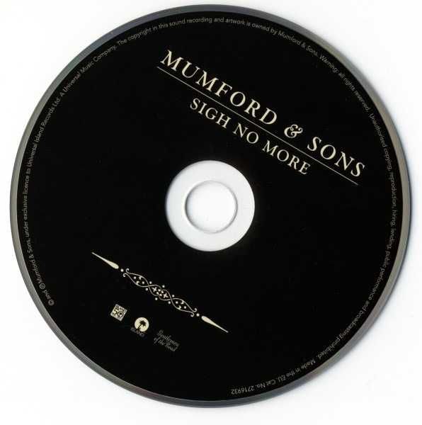 Mumford & Sons cd Sigh No More   Indie folk rock     ideał