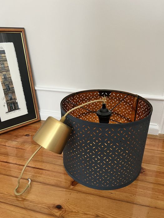 Candeeiro IKEA Nymo Azul 32cm