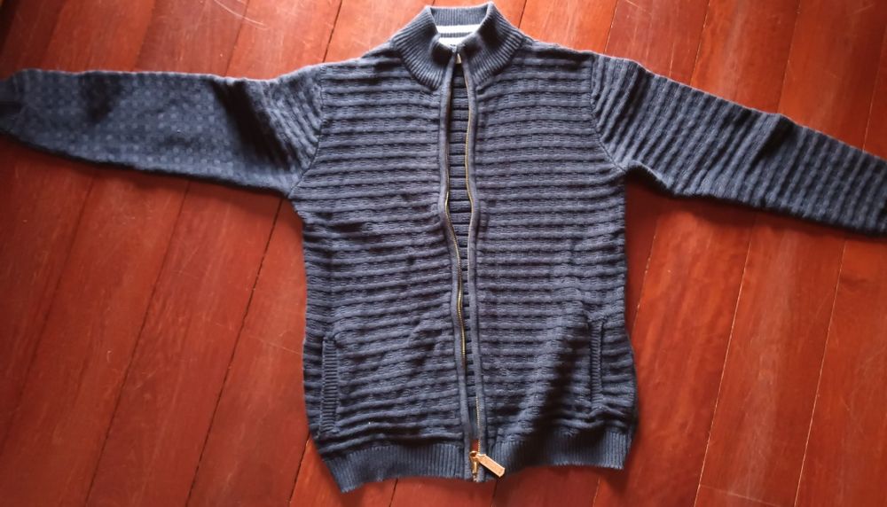 Casaco leve azul escuro