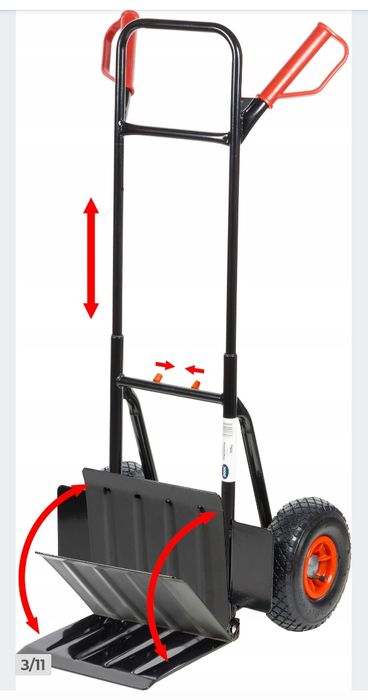 Wózek transportowy nowy z gwarancją 150 kg