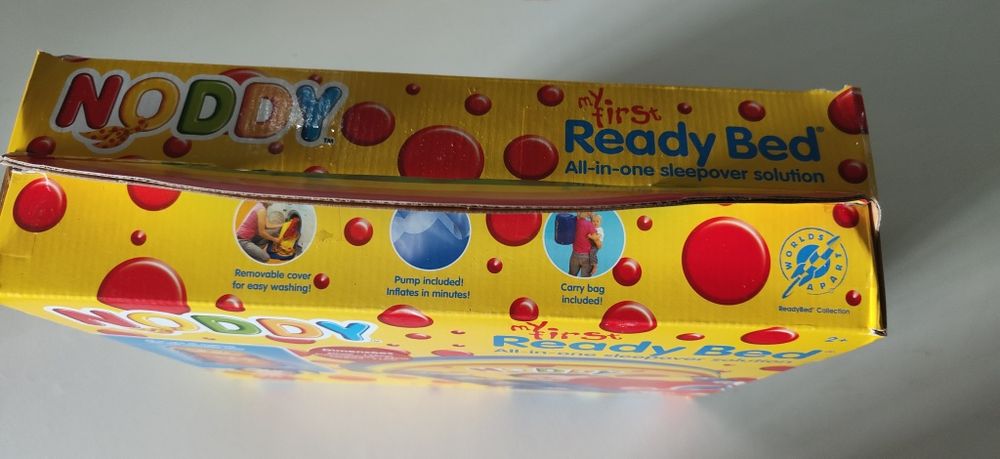 Papagaio + Cesto + Cama Insuflável Noddy c/saco cama - (€6 a €40)