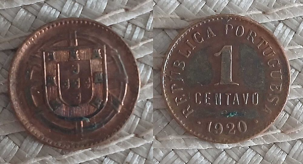Moedas antigas portuguesas Monarquia/República
