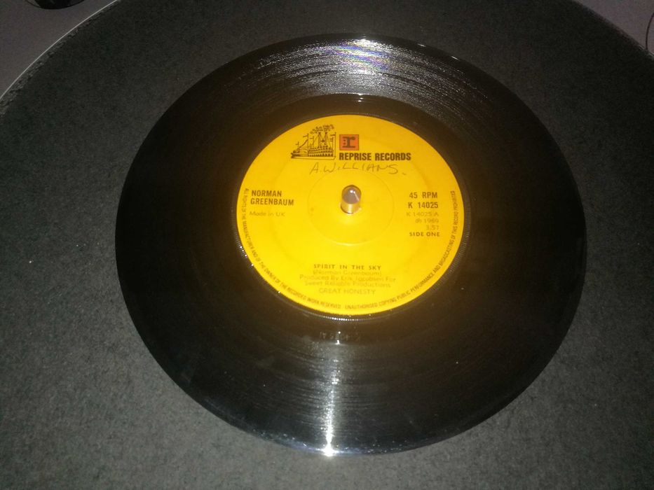 NORMAN GREENBAUM (Psic Rock)-Spirit In The Sky (ING-1973-K14025)SINGLE