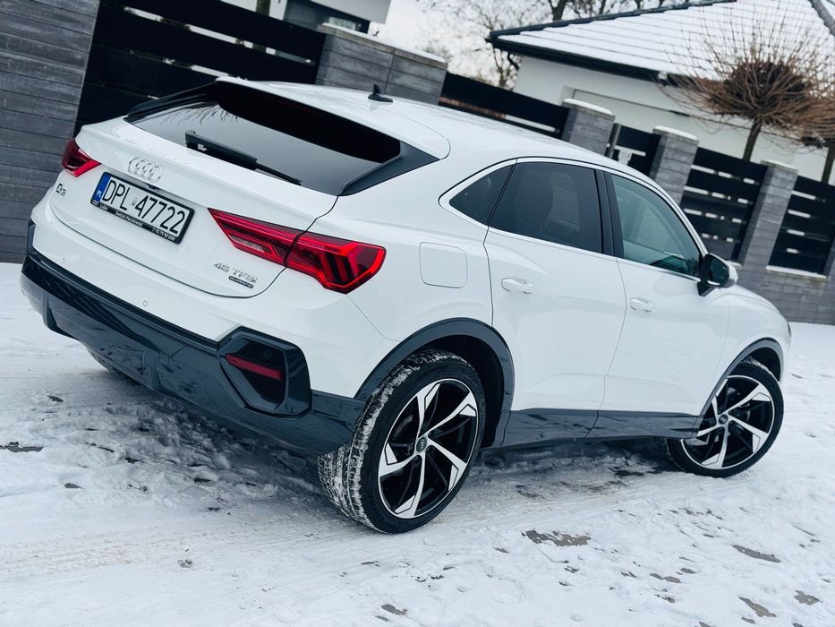Audi Q3 Sportback SALON POLSKA! Reflektory Full LED  Kamera Cofania QUATTRO