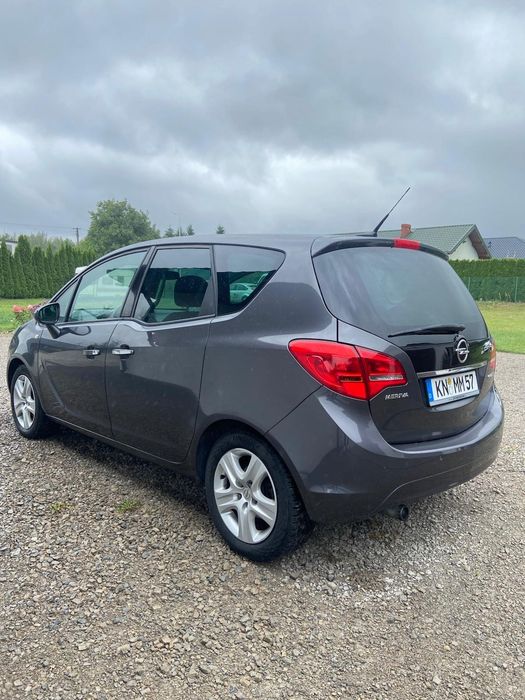 Opel Meriva B 1.4 Turbo Benzyna 120 KM, serwis, książka, klima, mały przebieg, Niemcy