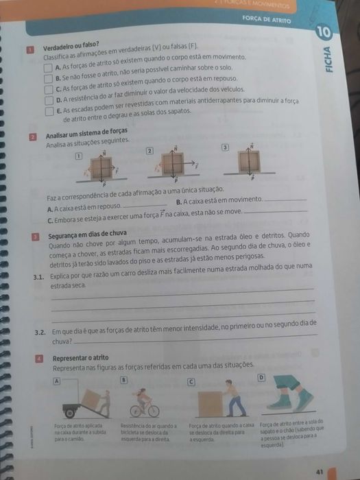 Caderno de Atividades de Físico Química - 9.° ano