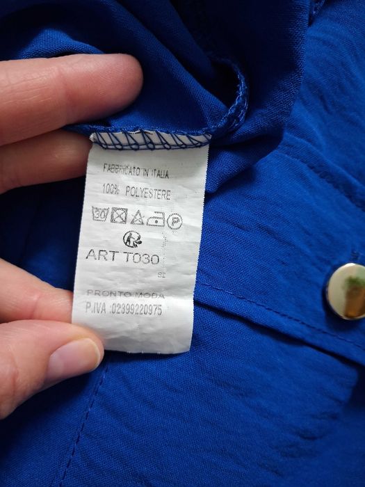 Kombinezon kobaltowy r. M