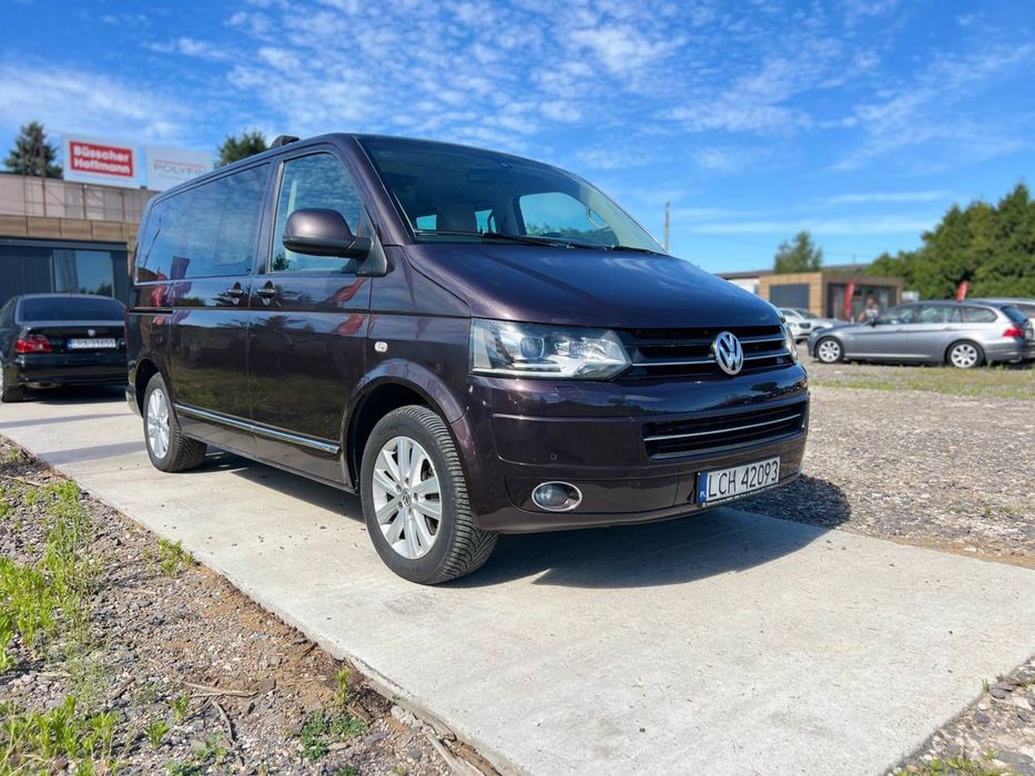 VW Multivan 2.0 BiTDI 180KM 4Motion DSG Legend Biała Skóra FULL