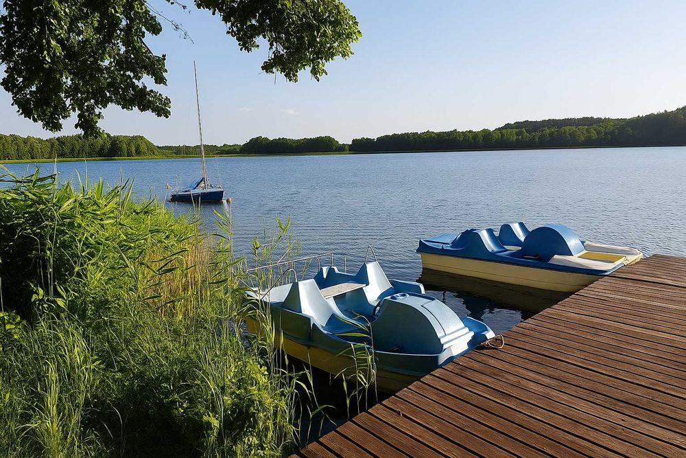 Mazury - apartamenty 4-6 os. sauna  jacuzzi jezioro plaża łowisko las