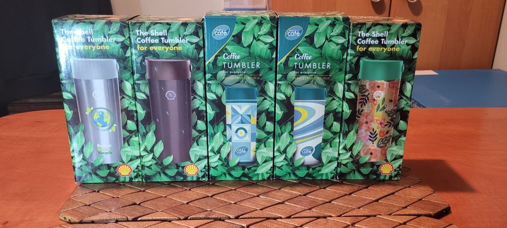 Zestaw 5 kubków termicznych Shell 350/400ml