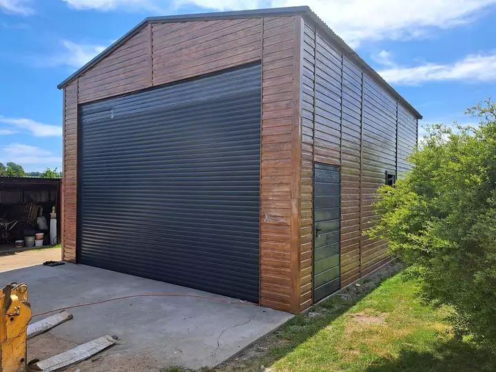 Garaż blaszany 6x8 garaże blaszane blaszak producent montaż transport