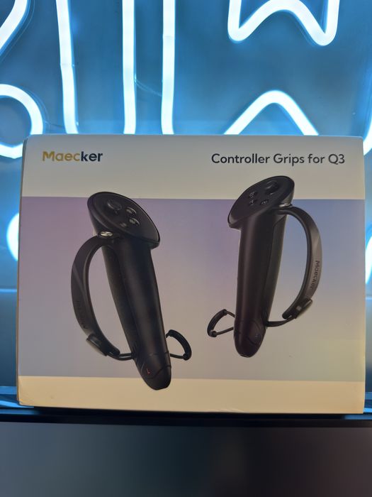 Meta Quest 3 oraz 3S- Maecker Controller Grips - wbudowany akumulator.