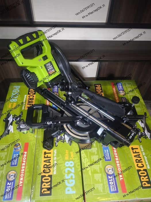 Акумуляторна торцювальна пила Procraft PGS28 (без акб та зп)