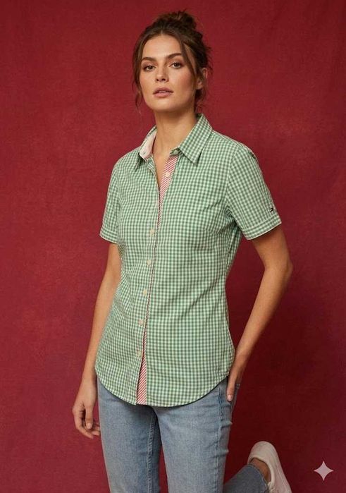 Tommy Hilfiger рр 4 S-XS рубашка из хлопка