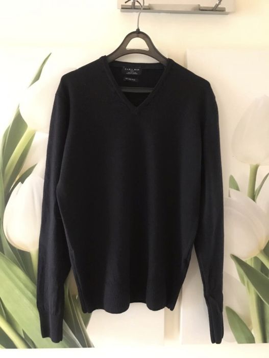 Sweter męski Zara 100 % wełniany M
