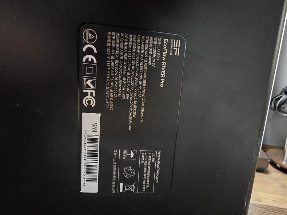 Ecoflow river pro 720wh 600w