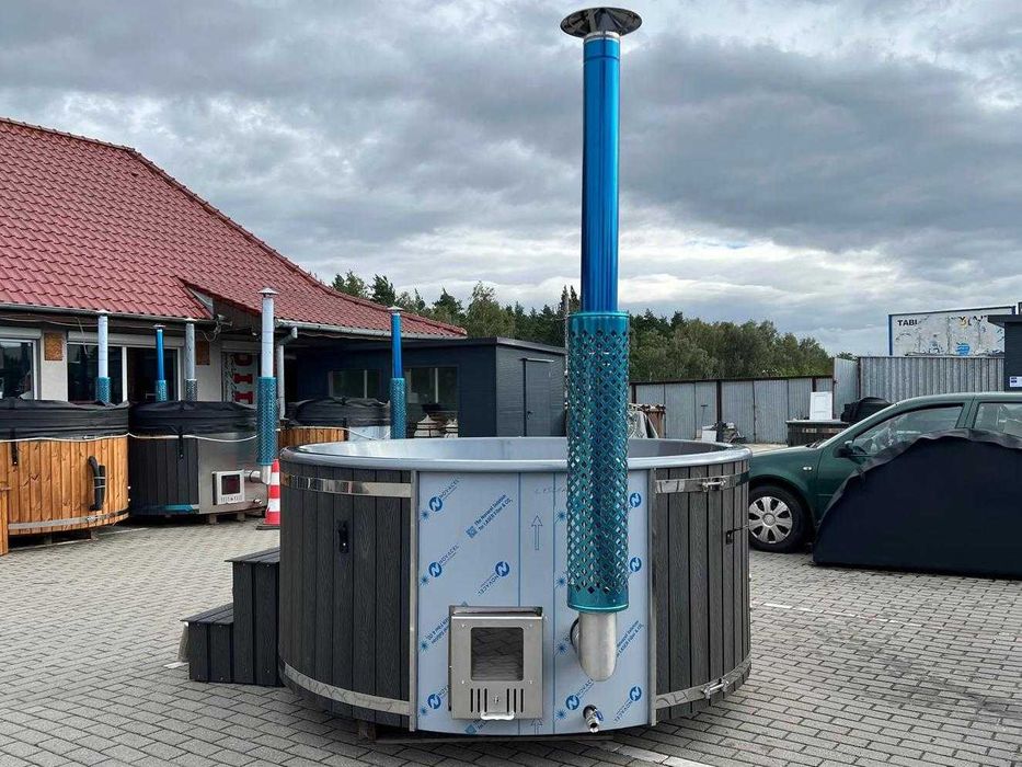 Balia bania ogrodowa spa jacuzzi hydromasaż aeromasaż gorąca beczka