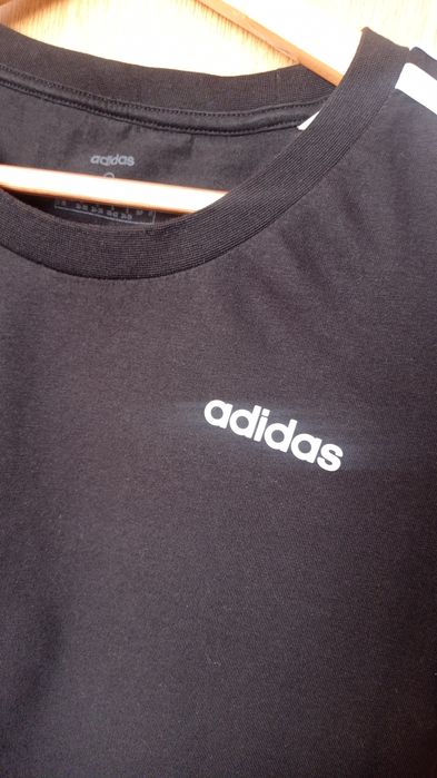 Czarny T-shirt Adidas