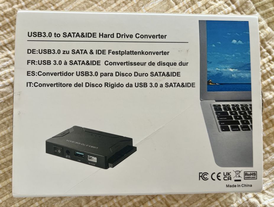 Conversor/adaptador usb 3.0 para IDE/SATA