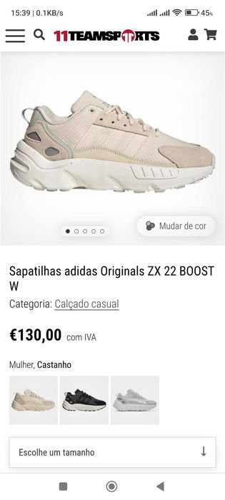 Tênis Adidas Originals ZX22 Boost W