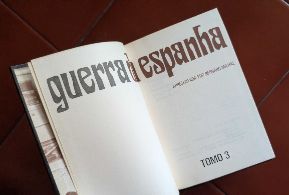 Coleção "A Guerra de Espanha" - 3 Volumes (Bernard Michal) - Capa Dura