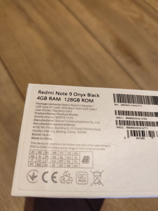 Xiaomi redmi note 9