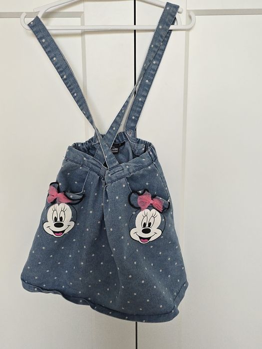 Spódniczka dziewczęcą jeans mini mouse 110