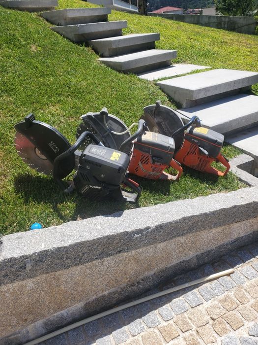 Serras de betão a gasolina