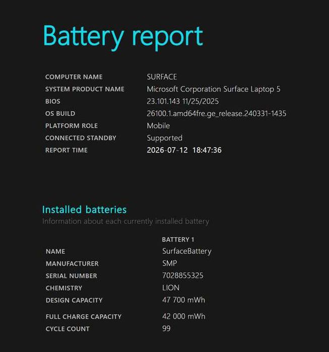 Microsoft Surface Laptop 5 13.5"