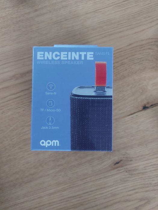 Głośnik bezprzewodowy APM 5W Bluetooth z wejściem microSD i AUX