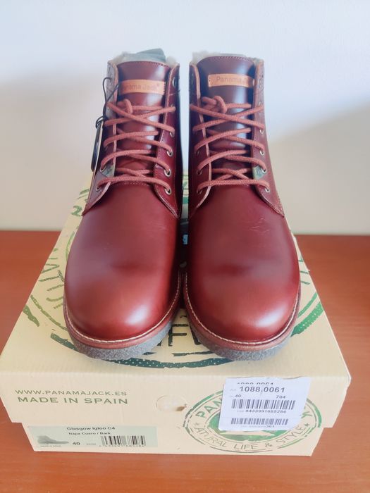 Botas novas Panamá Jack com atacadores