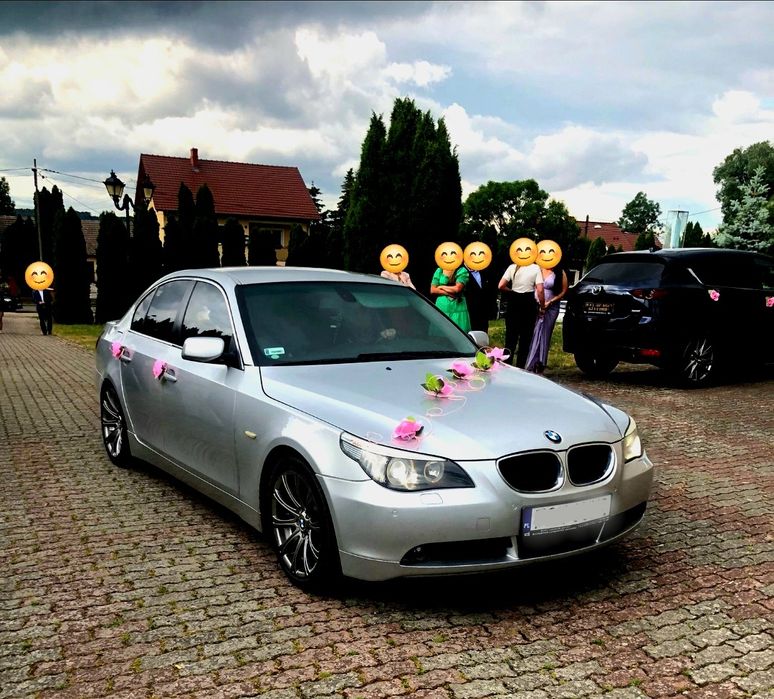 Dekoracja samochodu ślubnego 17 el.