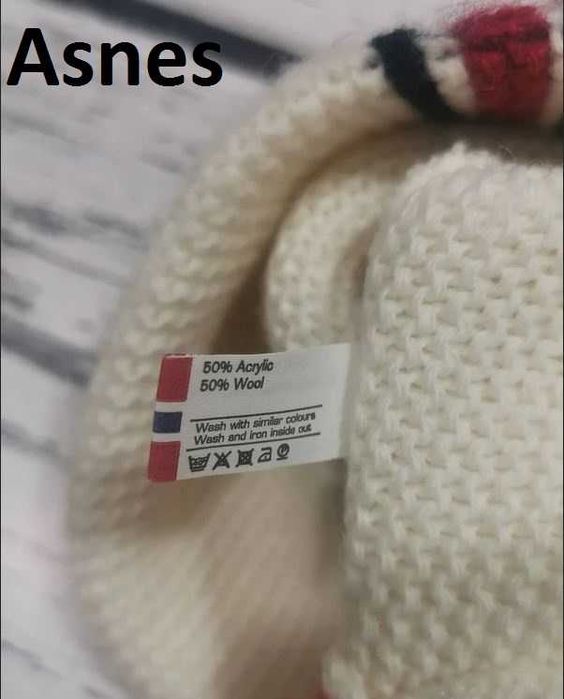 Asnes damska czapka wełna/akryl (50/50) One Size