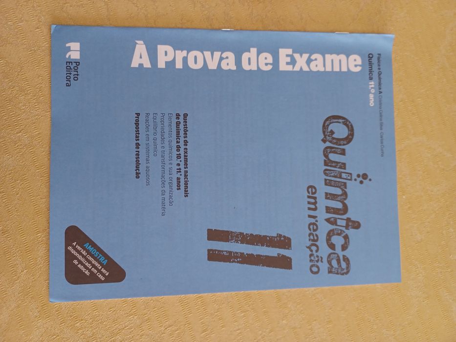 Química em reação - Física e Química A - 11.º ano - versão professor