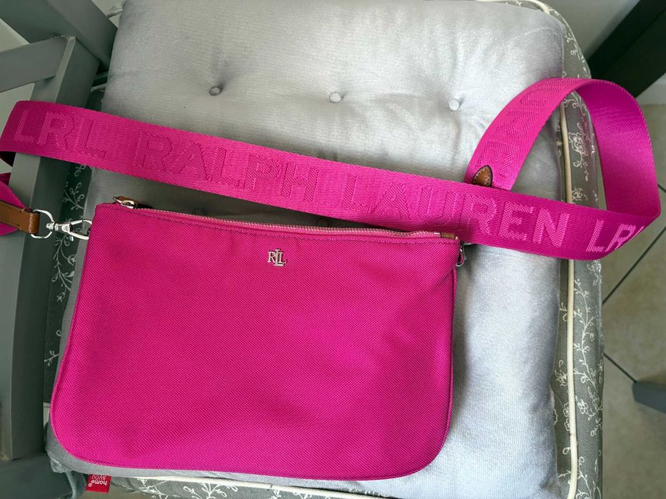 Lauren Ralph Lauren LANDYN - torba na ramię fuksja