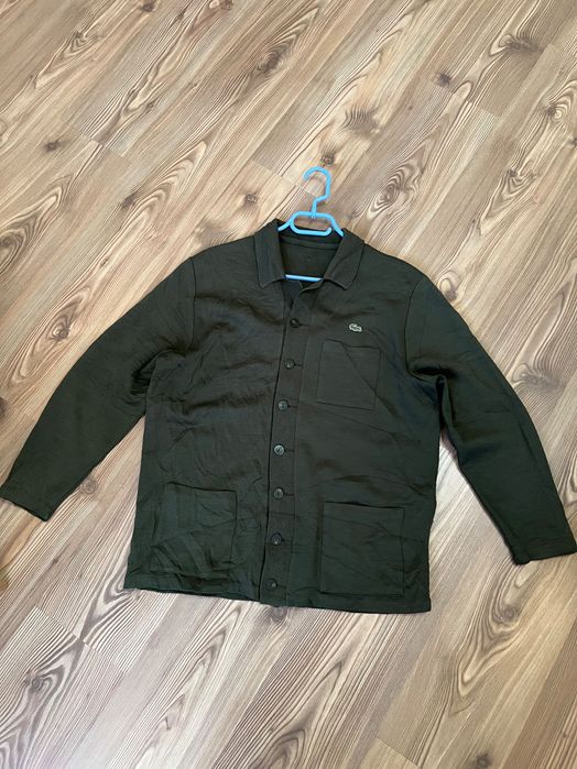Вінтажна Кофта Lacoste Вовна Кардиган Піджак Зелений Олива Wool