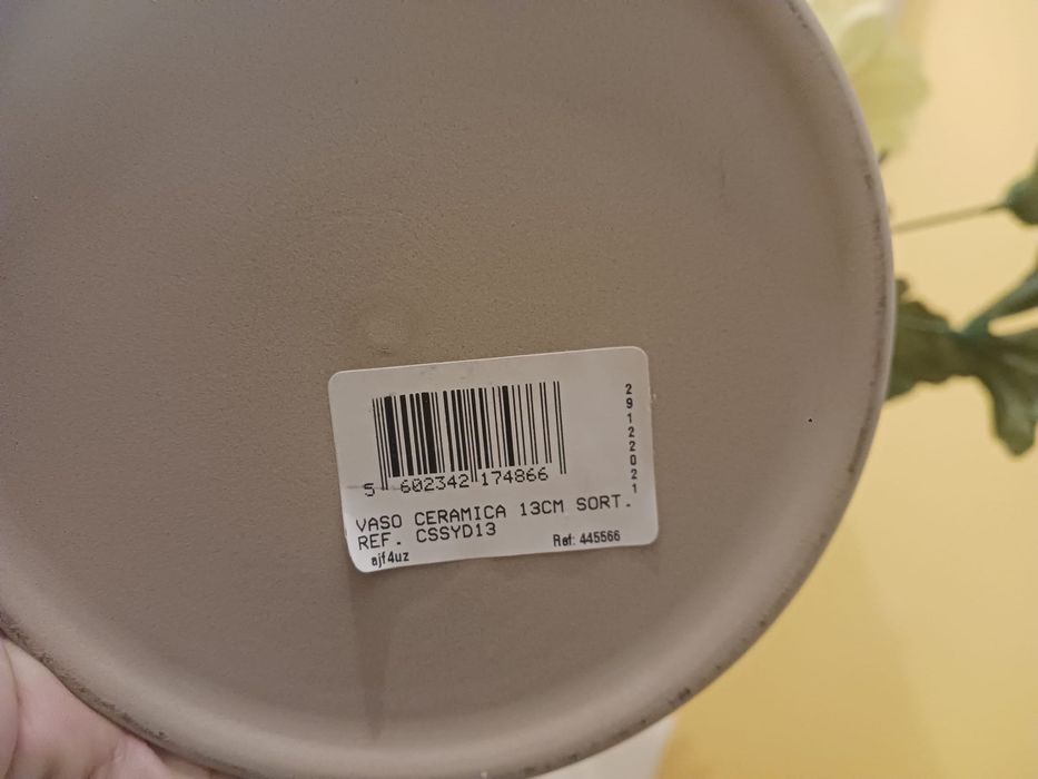 Vaso para planta em ceramica