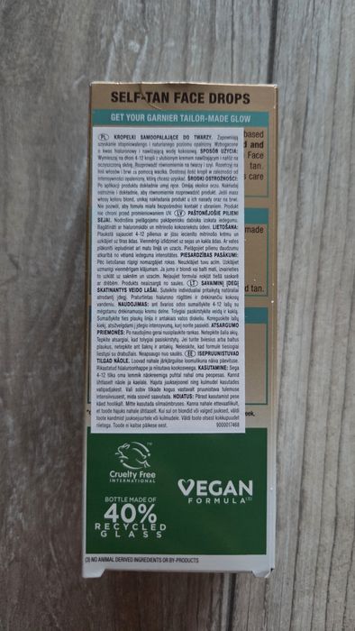 Garnier Ambre Solaire Natural Bronzer kropelki samoopalające do twarzy