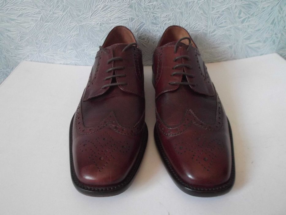 Мужские кожаные туфли Florsheim, дерби, броги. Made in Italy. размер 7