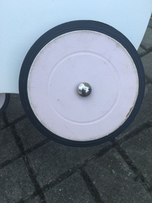 Sprzedam wózek pchacz drewniany bialy