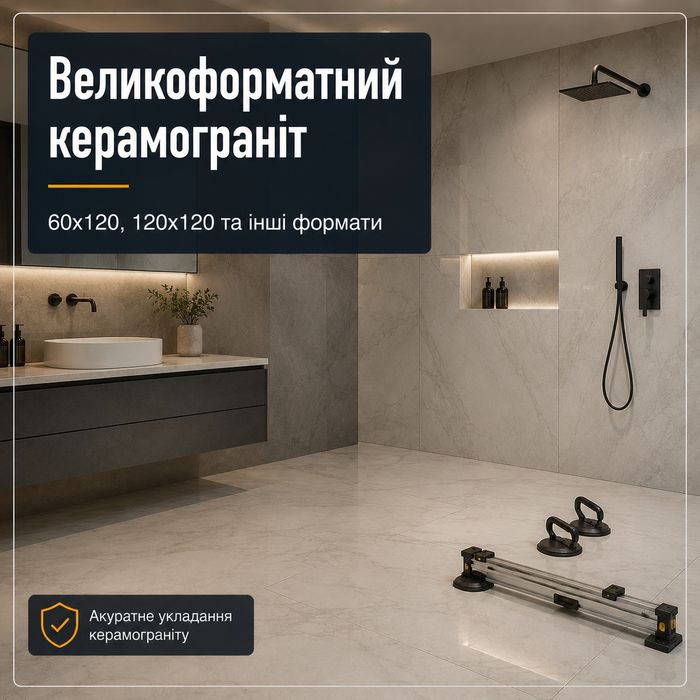 Укладання кахеля і керамограніта