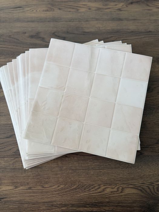 Płytki samoprzylepne 3D ścienne kafelki 27x27 cm zestaw 25 sztuk nowe