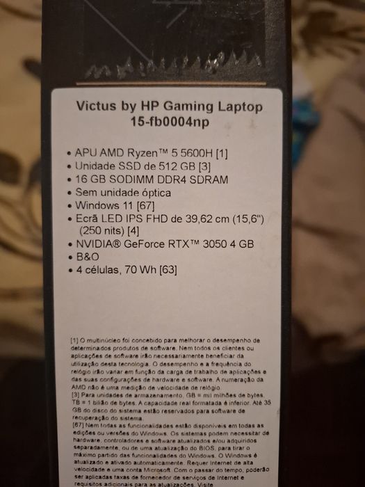 HP Victus 15 Gaming – Ryzen 5 / RTX 3050 / 16GB RAM