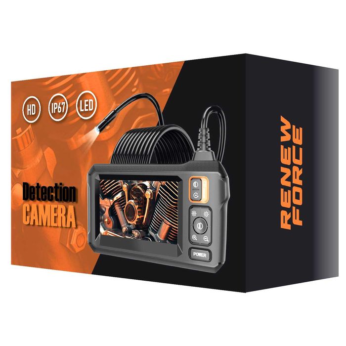 Endoskop Warsztatowy Kamera Inspekcyjna Full HD 5M LED IPS