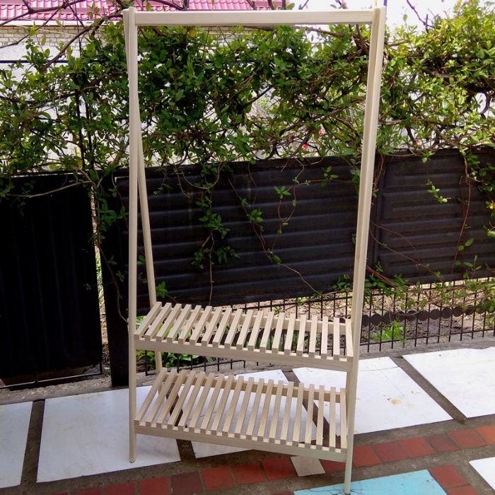 Ручная работа - рейл для одежды (стойка вешалка)