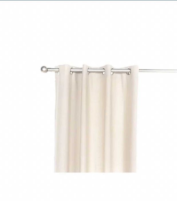 2 pares de cortinados linho bege (Leroy Merlin)