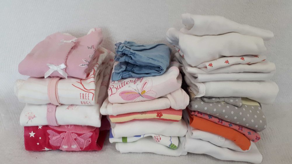 Body kaftaniki pajac bluzki 23 szt. duża paczka r.62